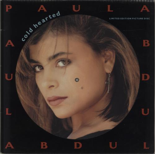 Paula Abdul Cold Hearted 12" vinyl picture disc (12 inch picture record) UK ABD2PCO26359