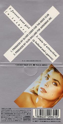 Paula Abdul Forever Your Girl 3" CD single (CD3) Japanese ABDC3FO130657