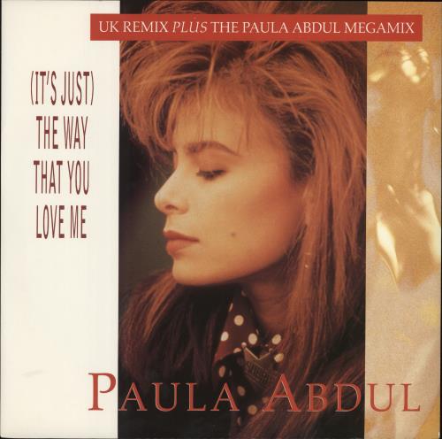 Paula Abdul It's Just The Way That You Love Me 12" vinyl single (12 inch record / Maxi-single) UK ABD12IT53660