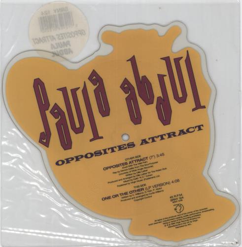 Paula Abdul Opposites Attract shaped picture disc (picture disc vinyl record) UK ABDSHOP27631