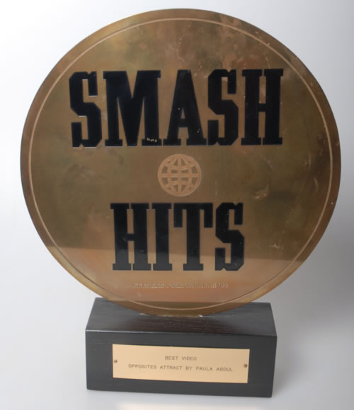 Paula Abdul Opposites Attract in-house award disc UK ABDAIOP589769