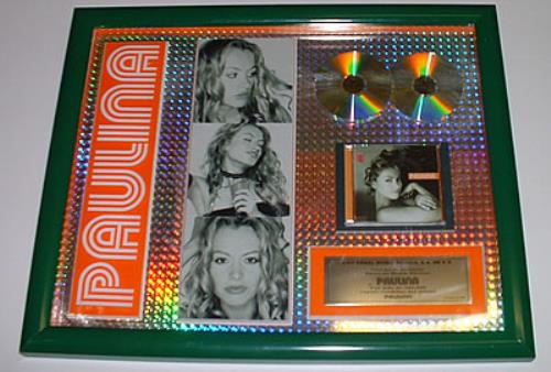Paulina Rubio Paulina award disc Mexican PNAAWPA244968
