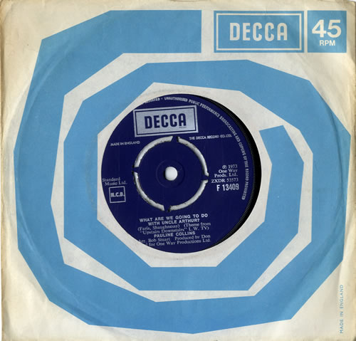 Pauline Collins What Are We Going To Do With Uncle Arthur? 7" vinyl single (7 inch record / 45) UK PC307WH615255