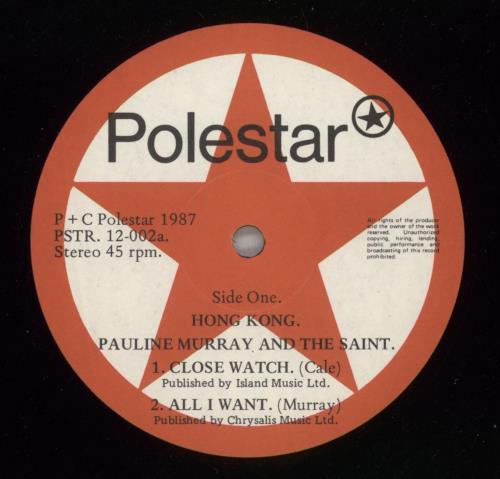 Pauline Murray Hong Kong 12" vinyl single (12 inch record / Maxi-single) UK URY12HO869664