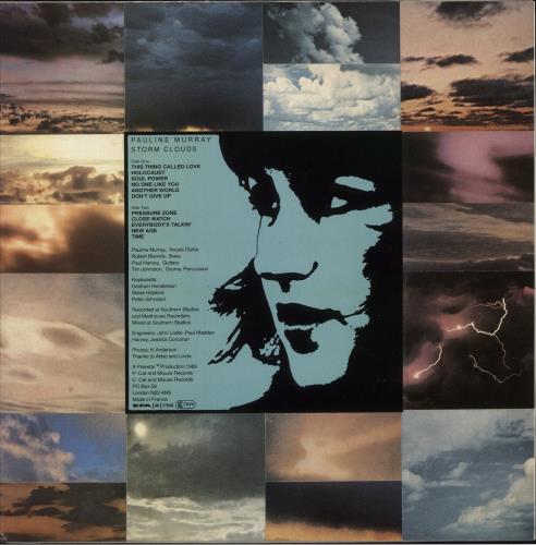 Pauline Murray Storm Clouds vinyl LP album (LP record) UK URYLPST864268