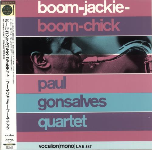 Paul Gonsalves Boom-Jackie-Boom-Chick - 200gm vinyl LP album (LP record) Japanese PGNLPBO475170