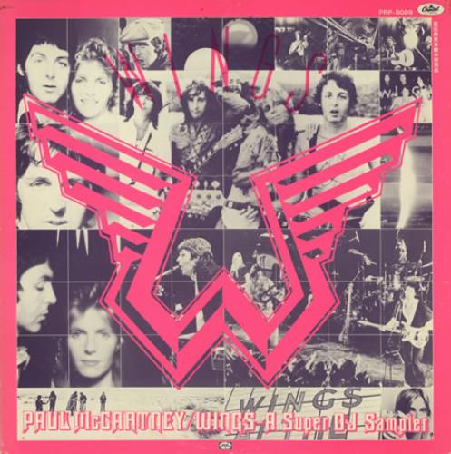 Paul McCartney and Wings A Super DJ Sampler vinyl LP album (LP record) Japanese MCCLPAS202850