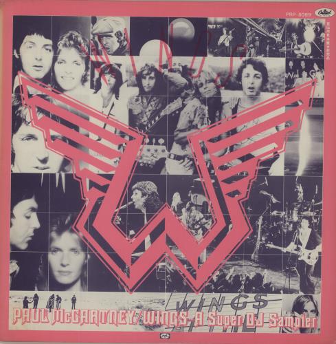 Paul McCartney and Wings A Super DJ Sampler vinyl LP album (LP record) Japanese MCCLPAS306640