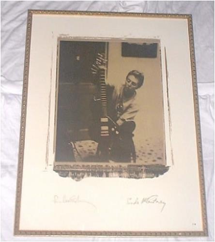 Paul Mccartney And Wings Flaming Pie Framed Lithograph Us Promo Memorabilia 181685 Framed Lithograph