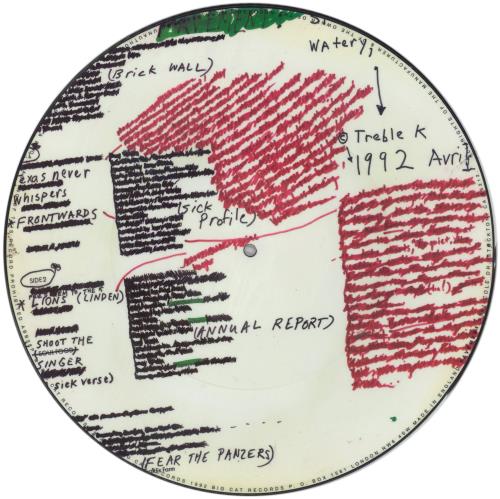 Pavement Watery, Domestic 12" vinyl picture disc (12 inch picture record) UK PMT2PWA869606