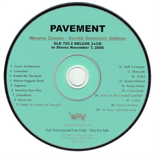 Pavement Wowee Zowee - Sordid Sentinels Edition CD album (CDLP) US PMTCDWO406790