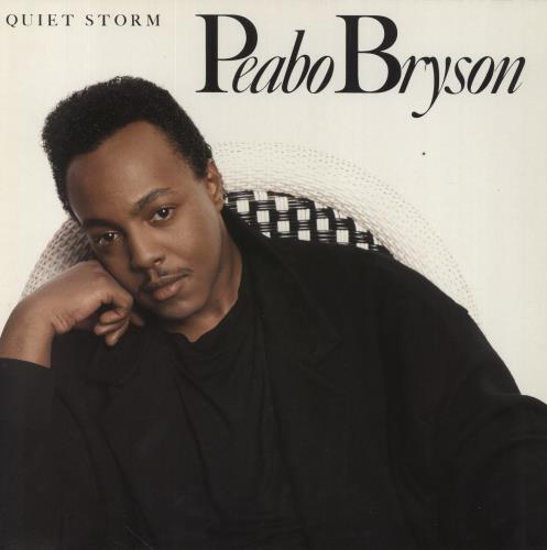 Peabo Bryson Quiet Storm vinyl LP album (LP record) German PEALPQU856380