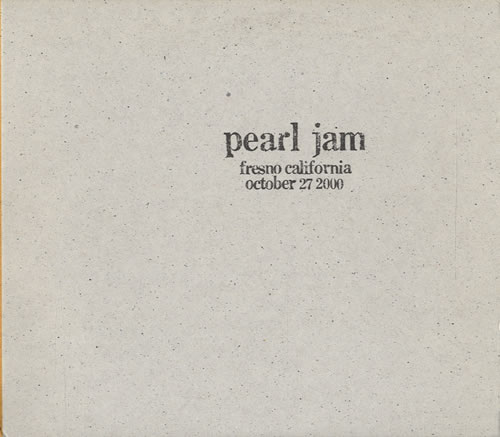 Pearl Jam 2000 Tour Set - San Diego/Fresno 4-CD album set US PJA4CTO449873