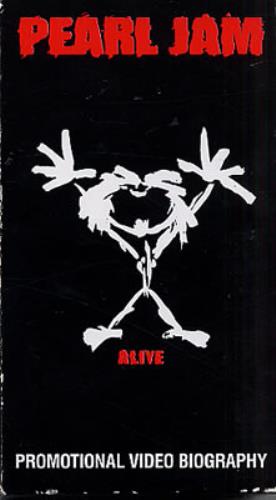 Pearl Jam Alive + Video Biography video (VHS or PAL or NTSC) UK PJAVIAL56518