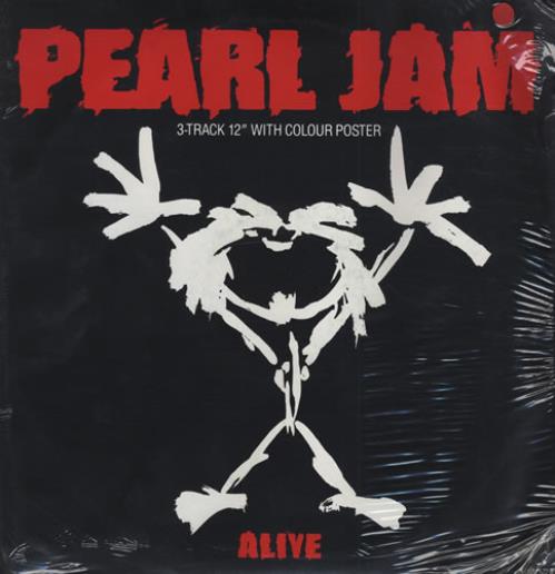 Pearl Jam Alive - sealed 12" vinyl single (12 inch record / Maxi-single) UK PJA12AL432936
