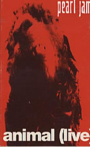 Pearl Jam Animal (Live) cassette single UK PJACSAN273548