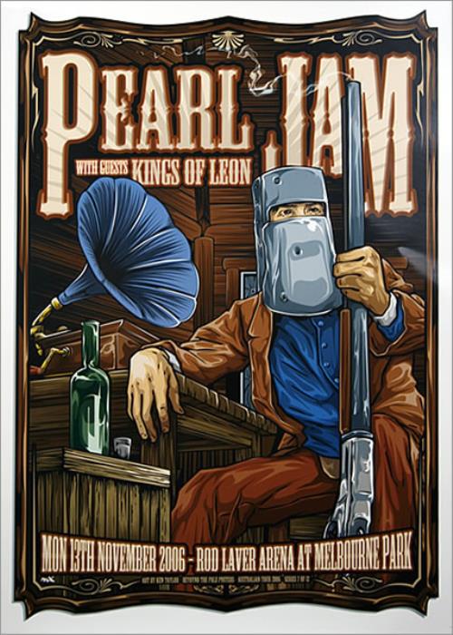 Pearl Jam Australian Tour Poster [Ned Kelly] poster Australian PJAPOAU452743