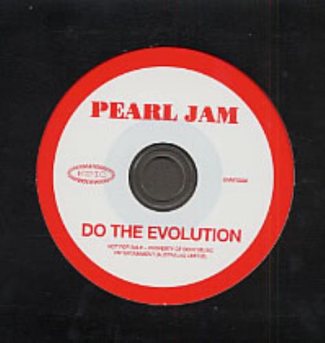 Pearl Jam Do The Evolution CD single (CD5 / 5") Australian PJAC5DO195871
