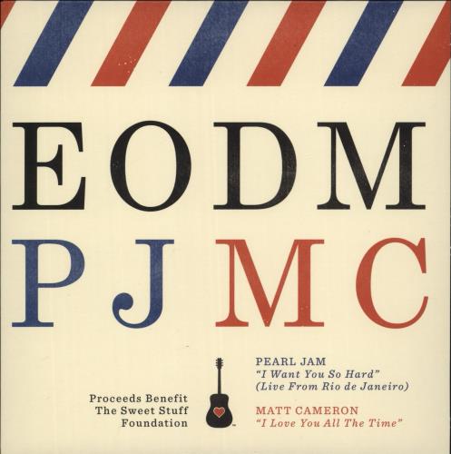 Pearl Jam EODM PJMC 7" vinyl single (7 inch record / 45) US PJA07EO865859