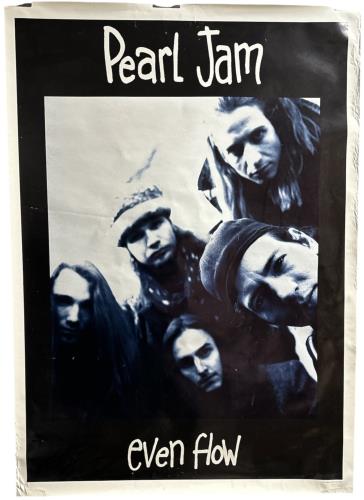 Pearl Jam Even Flow poster UK PJAPOEV869488