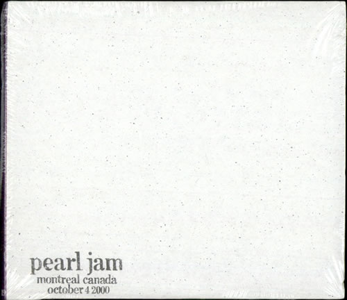 Pearl Jam Montreal - Sealed 2 CD album set (Double CD) US PJA2CMO512722