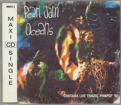 Pearl Jam Oceans CD single (CD5 / 5") Austrian PJAC5OC12256