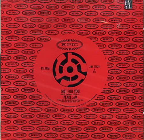 Pearl Jam Out Of My Mind CD single (CD5 / 5") US PJAC5OU297048