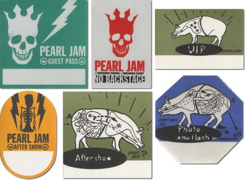 Pearl Jam Riot Act Tour [Tour Passes] tour pass US PJATPRI410941