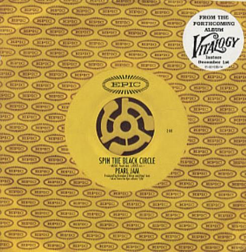 Pearl Jam Spin The Black Circle CD single (CD5 / 5") Austrian PJAC5SP323818