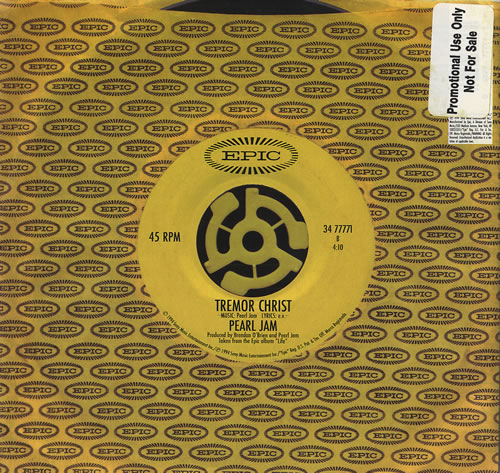 Pearl Jam Spin The Black Circle 7" vinyl single (7 inch record / 45) US PJA07SP460676