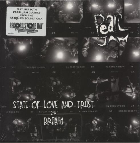 Pearl Jam State Of Love And Trust - RSD 2017 - Sealed 7" vinyl single (7 inch record / 45) UK PJA07ST869769