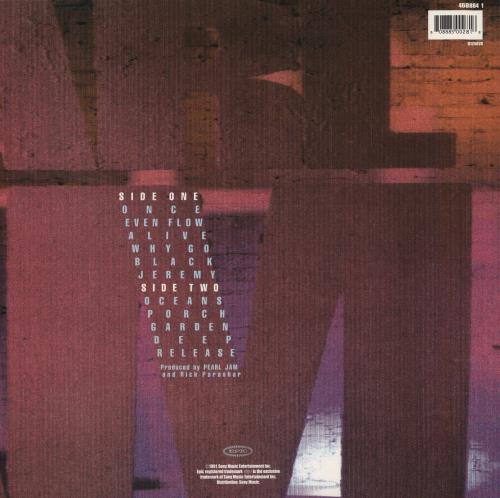 Pearl Jam Ten - 160gm vinyl LP album (LP record) UK PJALPTE870515