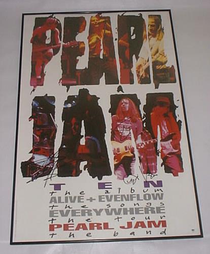 Pearl Jam Ten memorabilia US PJAMMTE199965