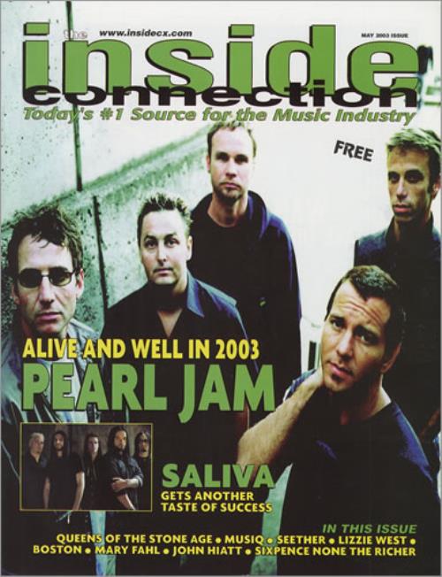 Pearl Jam The Inside Connection magazine US PJAMATH249747
