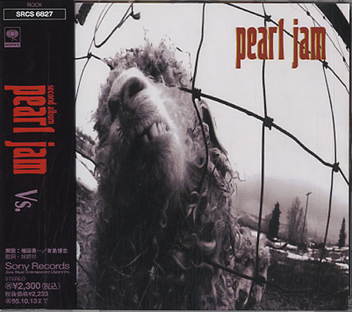 Pearl Jam Vs CD album (CDLP) Japanese PJACDVS590890