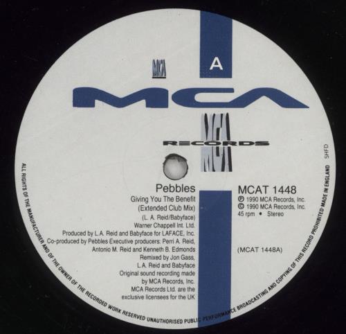 Pebbles Giving You The Benefit 12" vinyl single (12 inch record / Maxi-single) UK PEB12GI187445
