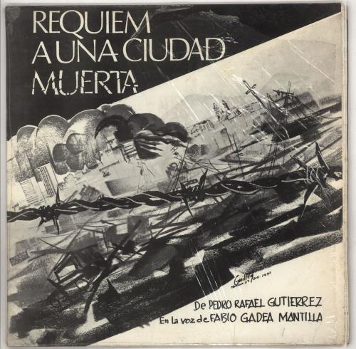 Pedro Rafael Gutierrez Requiem A Una Cuidad Muerta vinyl LP album (LP record) Nicaraguan 0GDLPRE735781
