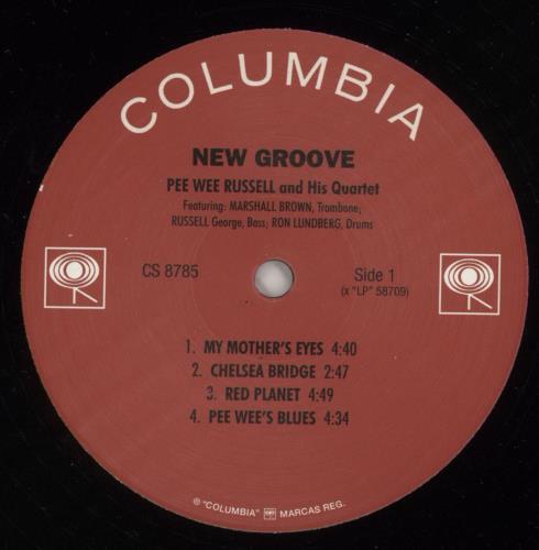 Pee Wee Russell New Groove vinyl LP album (LP record) UK PHMLPNE868041