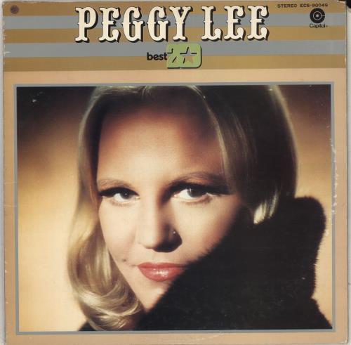 Peggy Lee Best 20 vinyl LP album (LP record) Japanese PEGLPBE711379