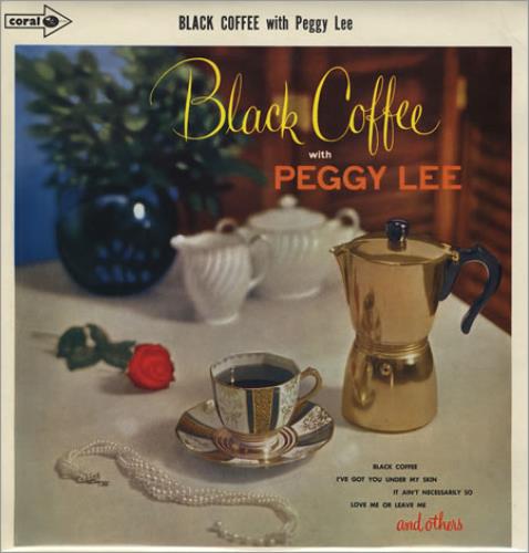Peggy Lee Black Coffee vinyl LP album (LP record) UK PEGLPBL363074