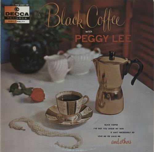 Peggy Lee Black Coffee vinyl LP album (LP record) Japanese PEGLPBL677131