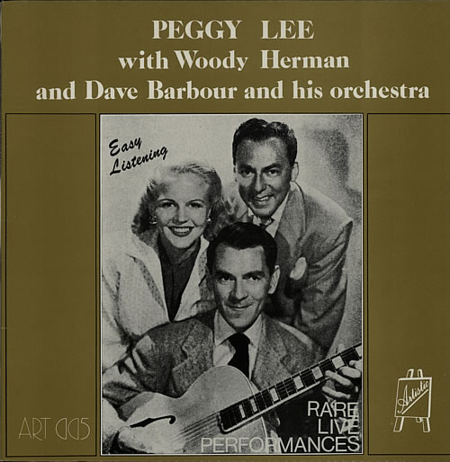 Peggy Lee Easy Listening vinyl LP album (LP record) UK PEGLPEA614118