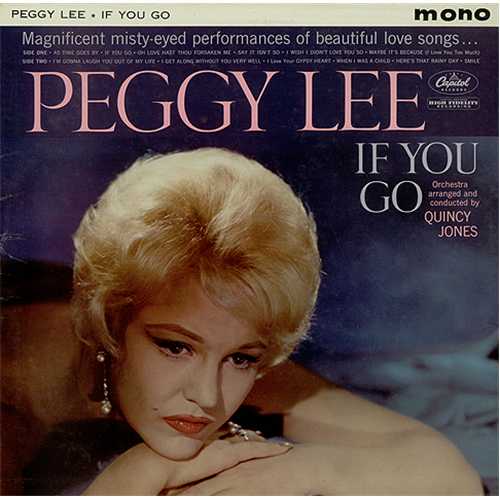 Peggy Lee If You Go vinyl LP album (LP record) UK PEGLPIF231439