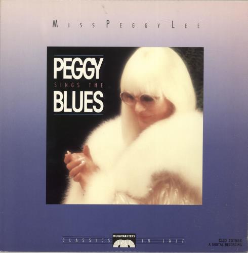 Peggy Lee Peggy Lee Sings The Blues vinyl LP album (LP record) US PEGLPPE694771