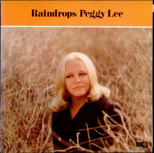 Peggy Lee Raindrops vinyl LP album (LP record) US PEGLPRA534497