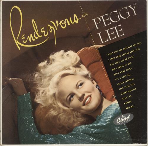 Peggy Lee Rendezvous With Peggy Lee vinyl LP album (LP record) US PEGLPRE698899