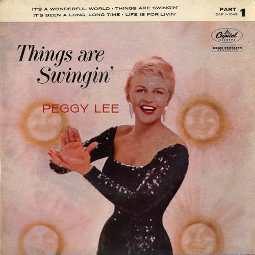 Peggy Lee Things Are Swingin' Part 1 7" vinyl single (7 inch record / 45) UK PEG07TH549829