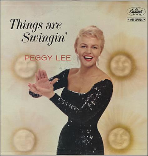 Peggy Lee Things Are Swingin' vinyl LP album (LP record) UK PEGLPTH376606