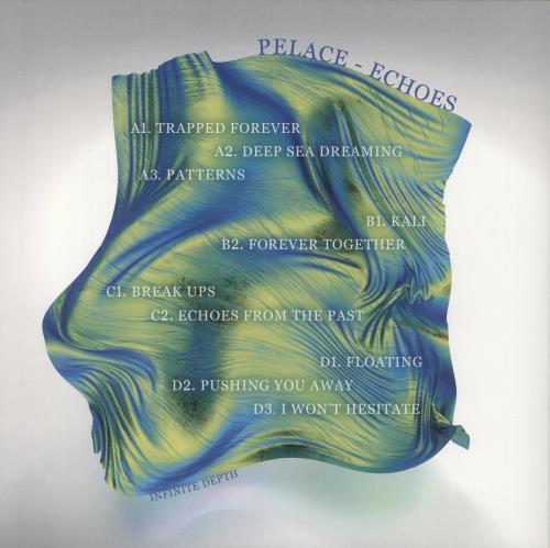 Pelace Echoes - Blue and Green Vinyl 2-LP vinyl record set (Double LP Album) Belgian 9FT2LEC867968