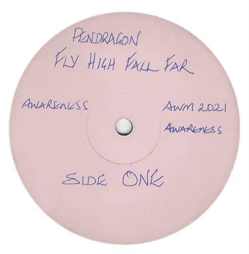 Pendragon Fly High Fall Far - test pressing vinyl LP album (LP record) UK NDGLPFL381242